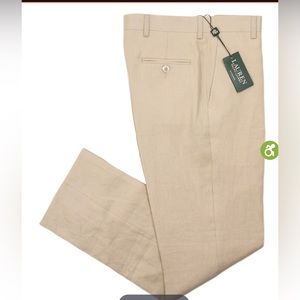Boys tan linen pants- never worn NWT.